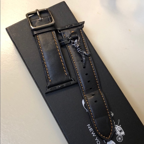 Coach Accessories Coach Apple Watch Band Strap With Rexy Cha Poshmark
